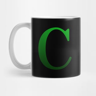 Green Roman Numeral 100 C Mug